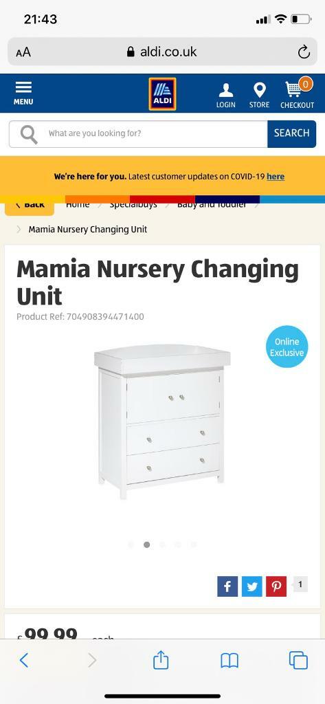 mamia changing unit